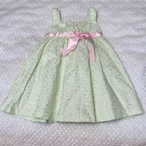 Bonnie Jeans  Girls Dress Eyelet Lace Easter